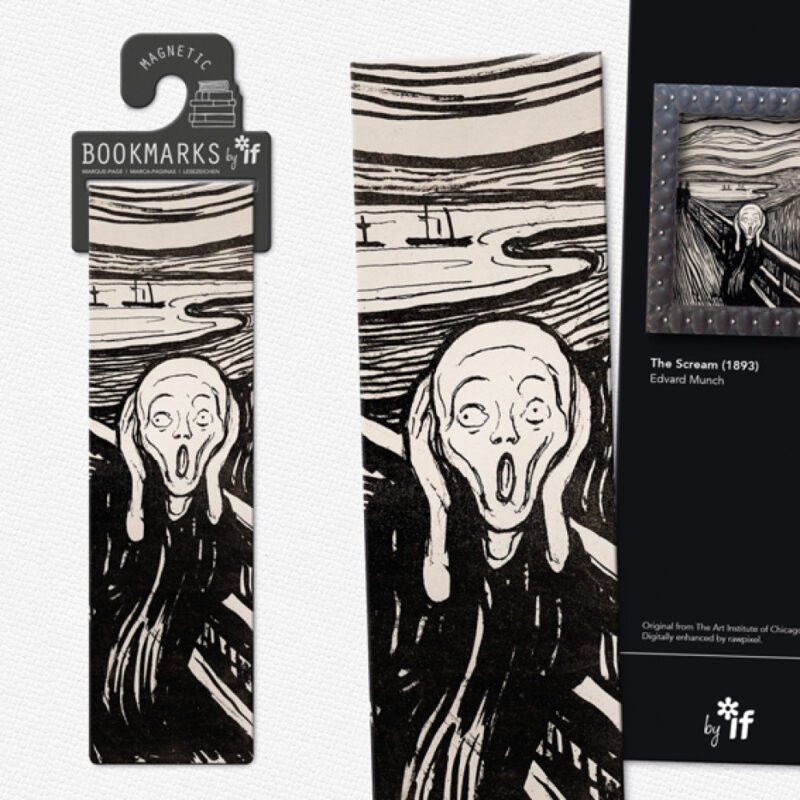 Classics Magnetic Bookmarks The Scream