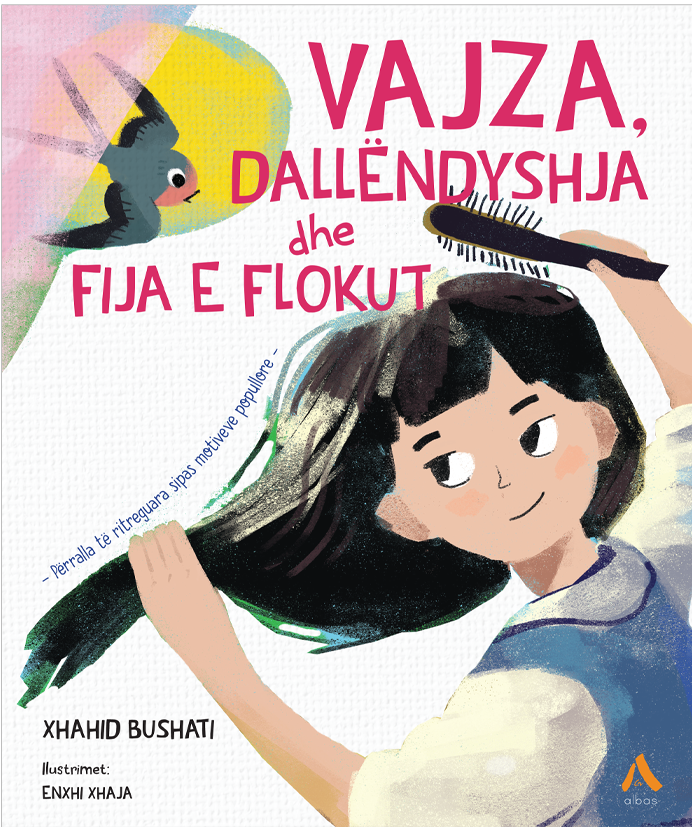 Vajza, dallëndyshja dhe fija e flokut