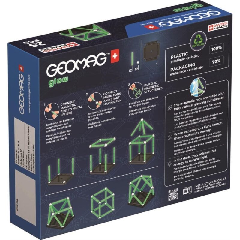 Magnetic Geometry Geomag Glow 25pcs thumbnail 2