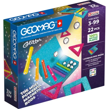 Magnetic Geometry Geomag Glitter 22pcs