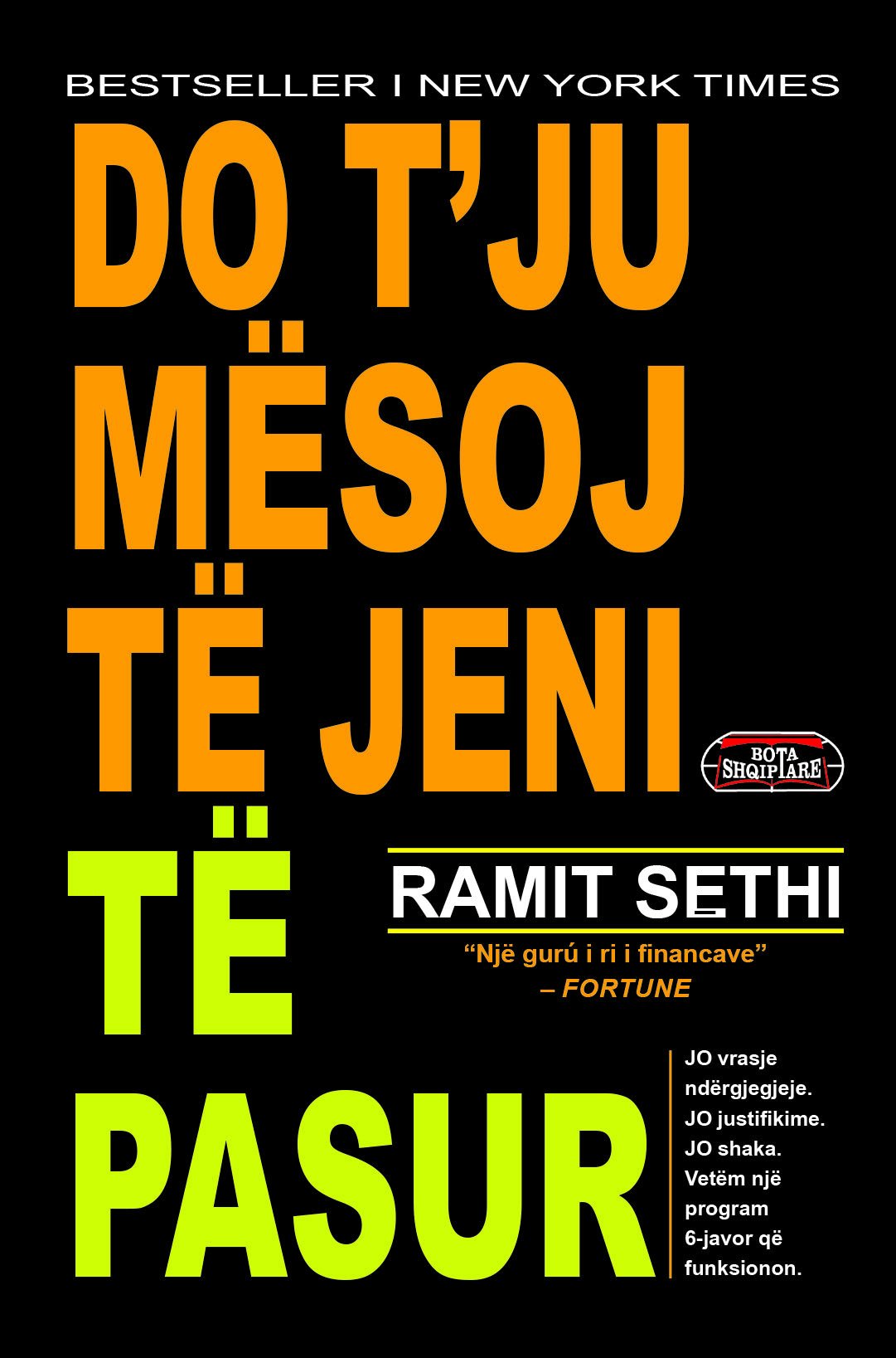 Do t’ju mësoj të jeni të pasur