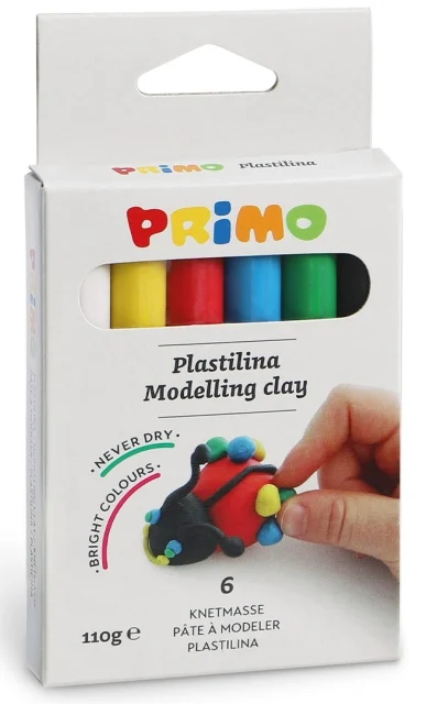 Plastilina Modelling clay 6-pack 18 g