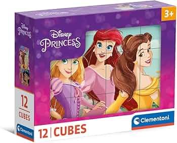 Clementoni Block Puzzle Disney Princess, 12pcs.